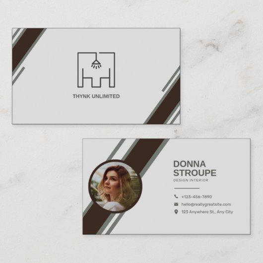 新しい素晴らし名刺 名刺 (正面/裏面)