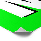 新しい経営のスモールビジネスの下でオープン ポスター (角)