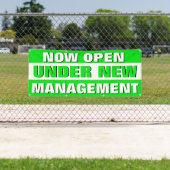 新しい経営のスモールビジネスの下でオープン 横断幕 (インサイチュ)