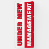 新しい経営の中小企業 横断幕 (縦)