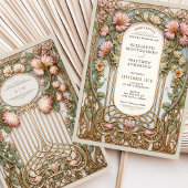 新しい結婚フローラアーフェイクチ金ゴールド 招待状