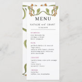 新しい結婚フローラ メニュー (正面/裏面)