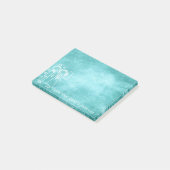 新しい結婚式の引き出物サンキューチョークボードミントグリーン ポストイット (アングル)