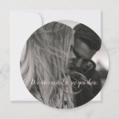 新しい結婚式の日 結婚延期のお知らせ 招待状 (裏面)