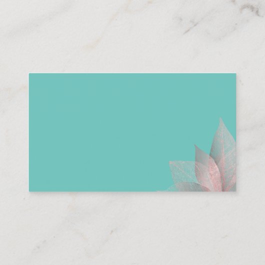 新しい結婚式招待状の贈り物を望む 名刺 (裏面)