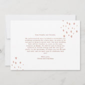 新しい結婚日付 |バラ金ゴールドスクリプト(写真あり) セーブザデート (裏面)