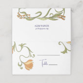 新しい結婚花 プレイスカード (外部開封)