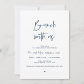 新しい結婚Invとブランチの投稿のブランチ 招待状 (正面)