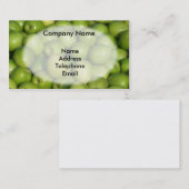 新しい緑のナツメか中国ので赤い日付 名刺 (正面/裏面)