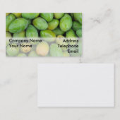 新しい緑のマンゴ 名刺