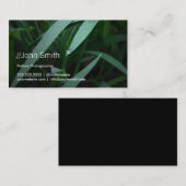 新しい緑はカメラマンの名刺を残します 名刺 (正面/裏面)