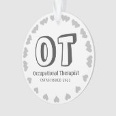 新しい職業セラピスト オーナメント (正面)