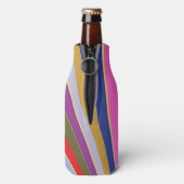 新しい背ストライプの景 ボトルクーラー (ボトル裏面)