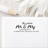 新しい脚未来のミスターとミセス ラベル (インサイチュ)