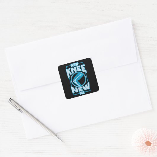 新しい膝の新しい私の膝の交換 スクエアシール (封筒)