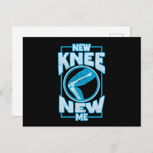 新しい膝の新しい私の膝の交換 ポストカード (正面/裏面)