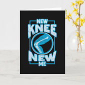 新しい膝の新しいMe膝の交換 カード (黄色い花)