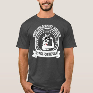 新しい膝関節用の膝替えウォリアーギフト Tシャツ