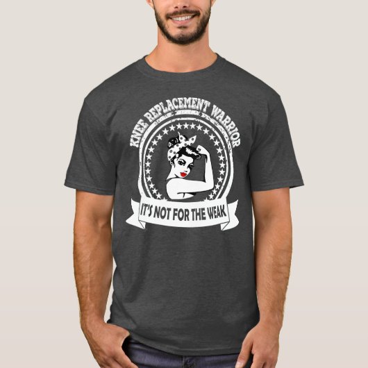 新しい膝関節用の膝替えウォリアーギフト Tシャツ (正面)