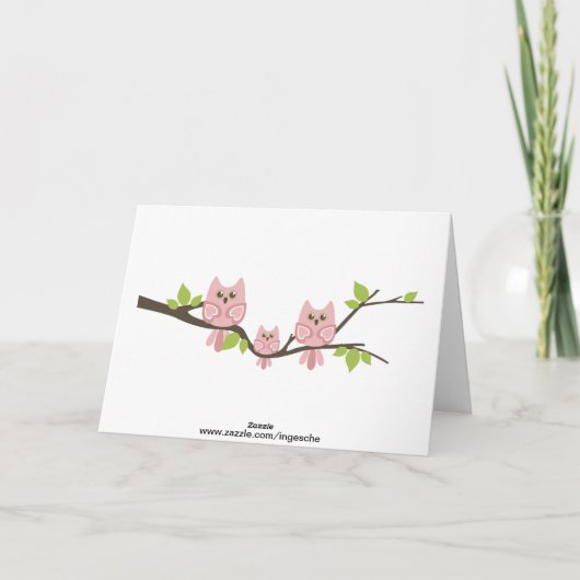 新しい自宅のグリーティングカードをお持ちです 案内状 (裏面)