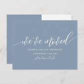 新しい自宅住所のお知らせ ポストカード (正面/裏面)