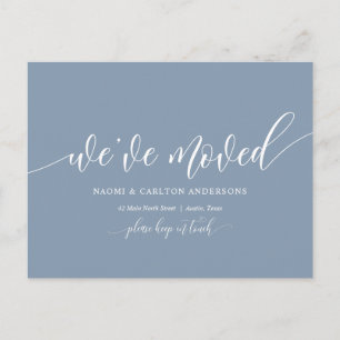 新しい自宅住所のお知らせ ポストカード