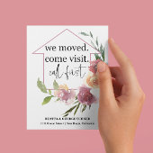 新しい自宅住所、お知らせポストカードの移動 案内ポストカード