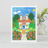 新しい自宅案内カード 案内状 (スタンド正面)