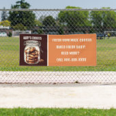 新しい自家製クッキー追加文字ベンダー 横断幕 (インサイチュ)