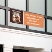 新しい自家製クッキー追加文字ベンダー 横断幕 (ビルの外側)