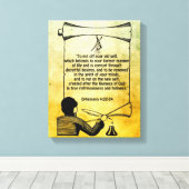 新しい自己変革エペソ4:22-24聖書の引用文 キャンバスプリント (インサイチュ (ウッドフロア))