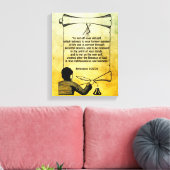 新しい自己変革エペソ4:22-24聖書の引用文 キャンバスプリント (インサイチュ (リビング))