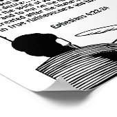 新しい自己変革エペソ4:22-24聖書の引用文 ポスター (角)