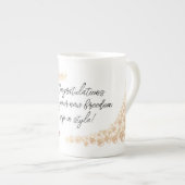 新しい自由のsipスタイルおめでとう ボーンチャイナマグカップ (正面右)