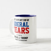 新しい自由主義の涙 ツートーンマグカップ (正面左)
