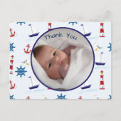 新しい航海の男の赤ちゃん 案内ポストカード (正面)