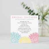 新しい花のブライダルシャワー 招待状 (スタンド正面)