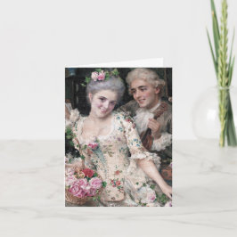 新しい花籠 サンキューカード