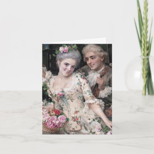 新しい花籠 サンキューカード (正面)