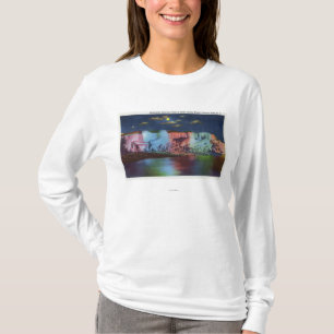 新しい虹橋のルナの島夜眺め Tシャツ