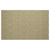 新しい蝶とオレンジの木 ファブリック (ファットクウォーター)