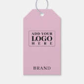 新しい衣類ロゴ価格サイズつるのラベルデザイン ギフトタグ (正面)