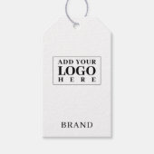 新しい衣類ロゴ価格サイズつるのラベルデザイン ギフトタグ (正面)
