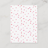 新しい親のためのアドバイス赤ちゃんシャワーカード アドバイスカード (裏面)