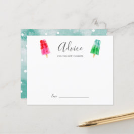 新しい親のためのポプシクル赤ちゃんシャワーアドバイス