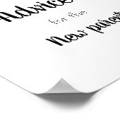 新しい親のアドバイス男の赤ちゃん ポスター (角)