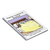 新しい親のユーモアのノートのギフト ノートブック (右側)