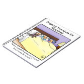 新しい親のユーモアのノートのギフト ノートブック (左側)