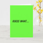 新しい親情報 カード (黄色い花)