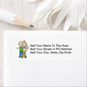 新しい親新生児Tシャツとギフト ラベル (インサイチュ)